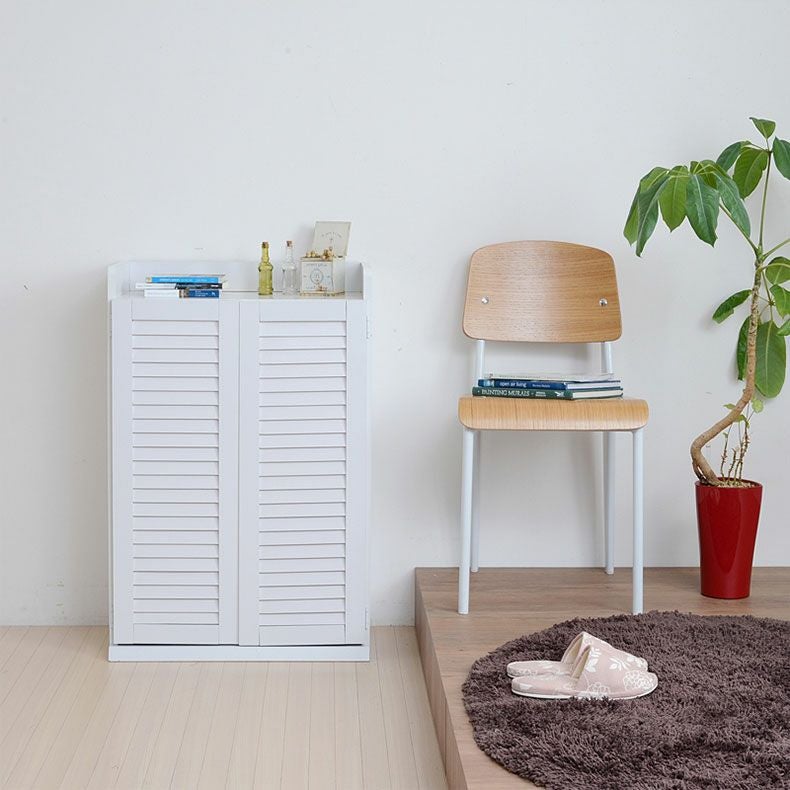 通販限定】幅60cm ルーバーシューズボックス