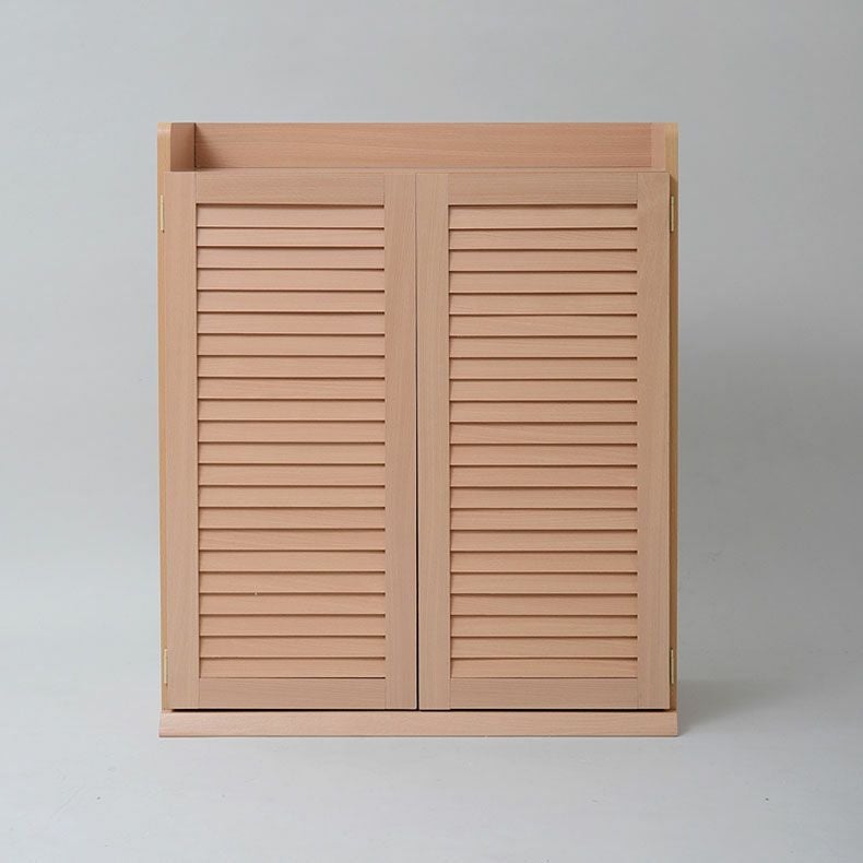 通販限定】幅75cm ルーバーシューズボックス