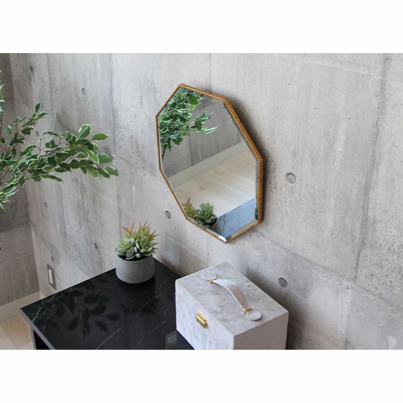 八角ウォールミラー ラパン