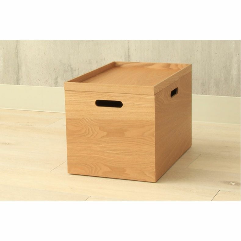 収納ボックス | 幅38cm 木製フタトレー
