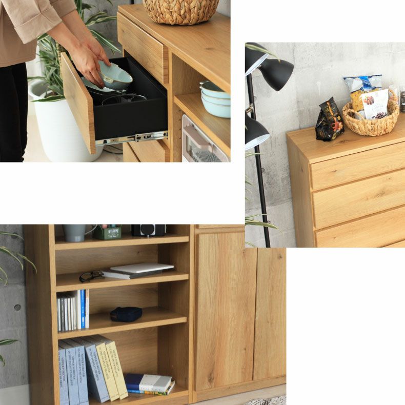 幅240cm カウンター 下台60OP棚 60引出 60開戸 ジオス