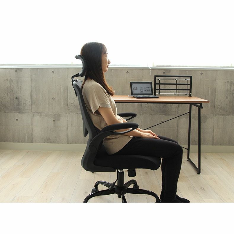 背中にフィットする デスクチェア オフィスチェア ランバーサポート