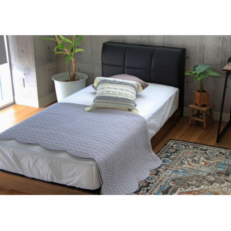 幅99cm シングル ベッドフレーム ローベッド 布床板 ファブリック