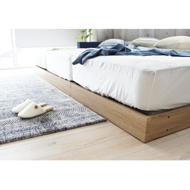 親子ベッド ファミリーベッド レザー ファブリック シングルx3