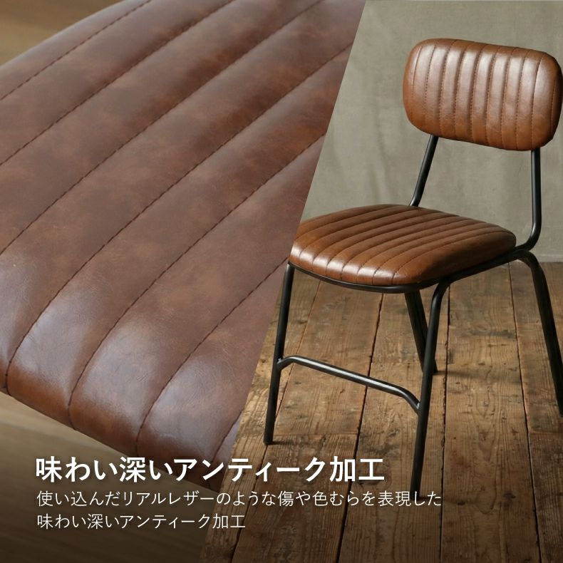 ダイニングチェア | ダイニングチェア おしゃれ レトロ レザー ララ