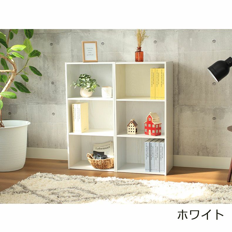 アタ３段ボックス カラーボックス 3段タイプ 幅415 奥行290 高さ1015 IR-CX3F 通販