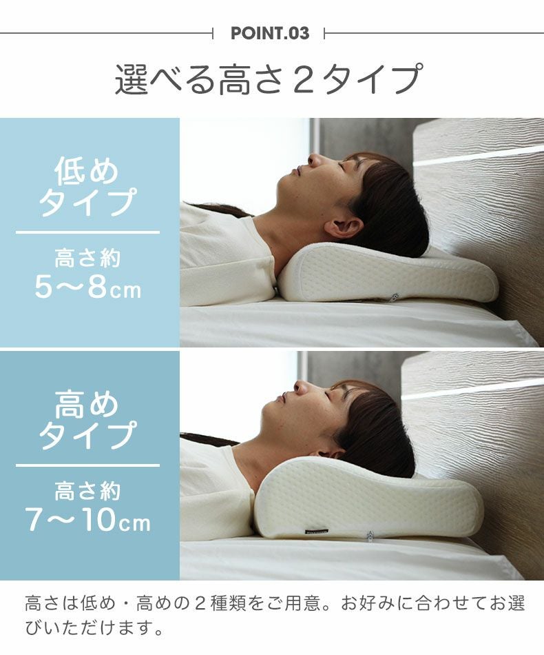 30x50 頸椎型モールド低反発枕
