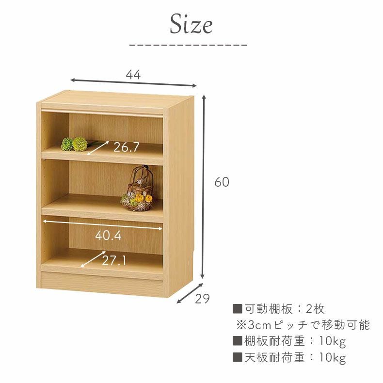 幅44cm 高さ60cm収納 タナリオ