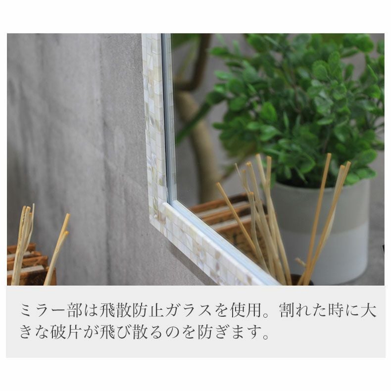 ウォールミラー シェル