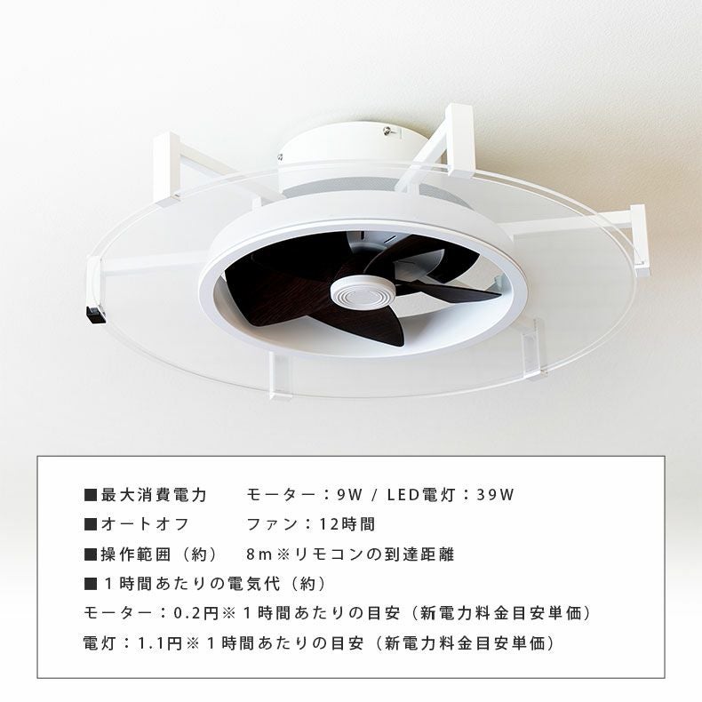 シーリングファン パネライトサーキュレーター 10畳用 JE-CF030