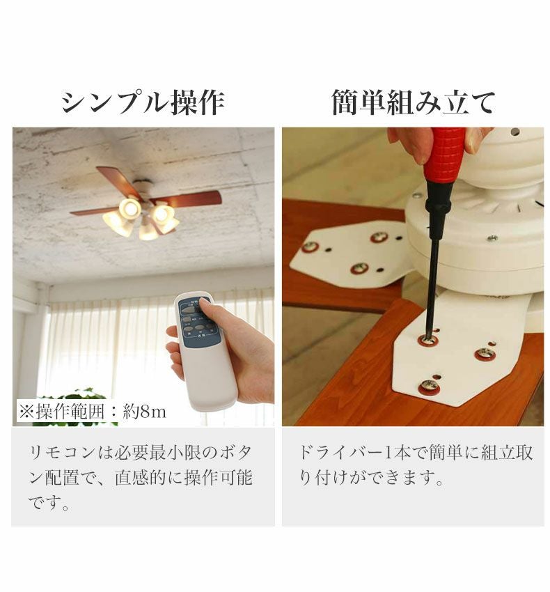 シーリングファン Windouble (6-lights)