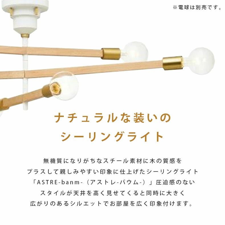 シーリングライト アストルバウム 電球セット Astre - baum - アストル バウム シーリングライト | シーリングライト