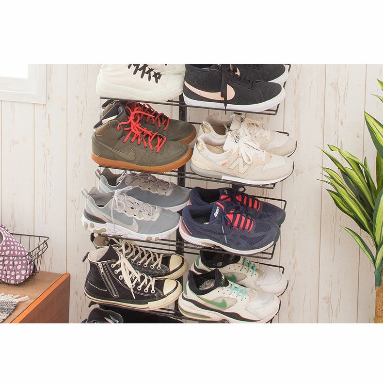 突っ張り式スニーカーディスプレイラック SYM-1002