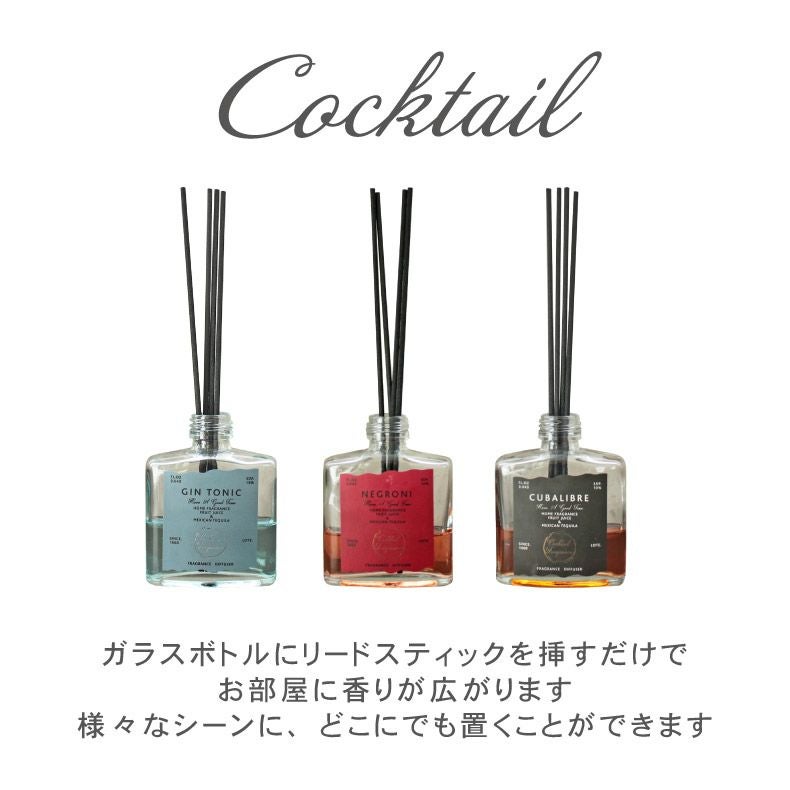 リードディフューザー2本セット カクテル