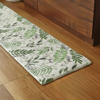 45x120cm PVCキッチンマット リーフのサムネイル