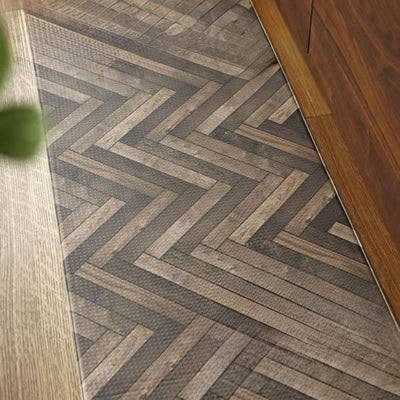 45x240cm PVCキッチンマット ヘリンボンのサムネイル