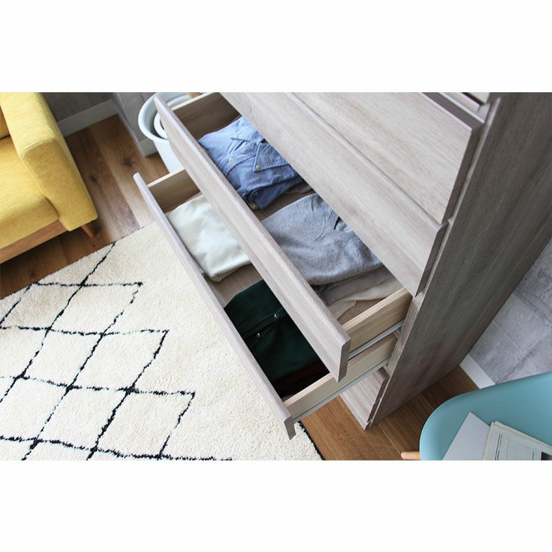 幅80cm ハイチェスト パンドラ6段