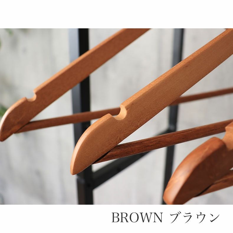 30本セット 木製スリムハンガー