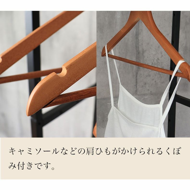 30本セット 木製スリムハンガー