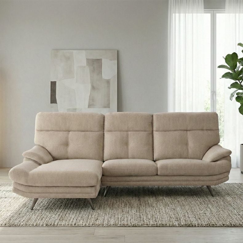 おしゃれなカウチソファ | カウチソファ 3人掛け おしゃれ 布 脚付き ゆったり エトナ