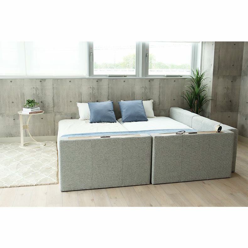 ダブル D ベッド ロータイプ ヘッドボード（コンセント有）単品 アドリア