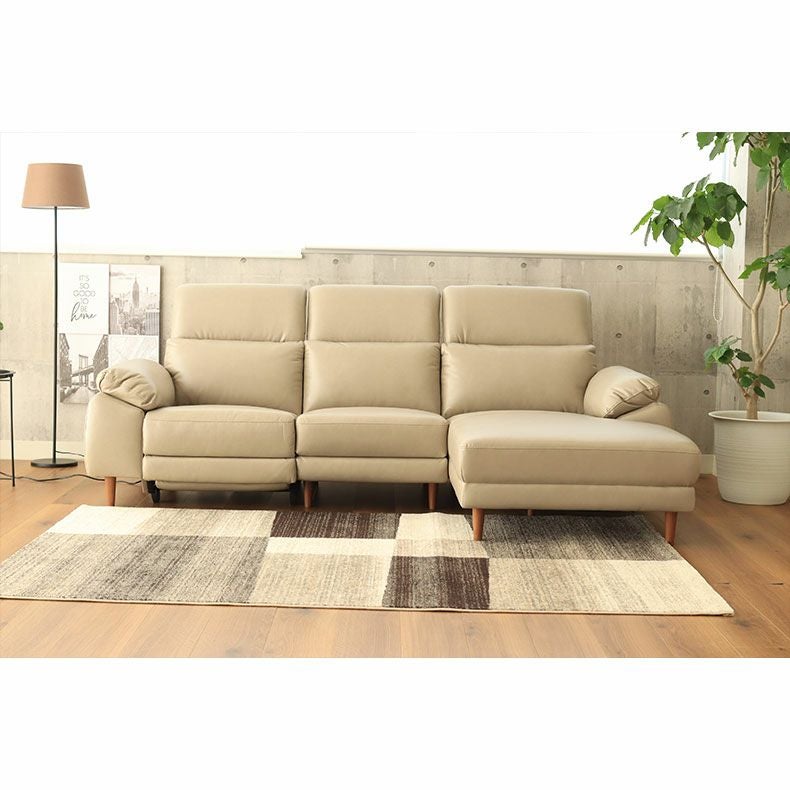 片電動カウチソファ左 シュナイダー