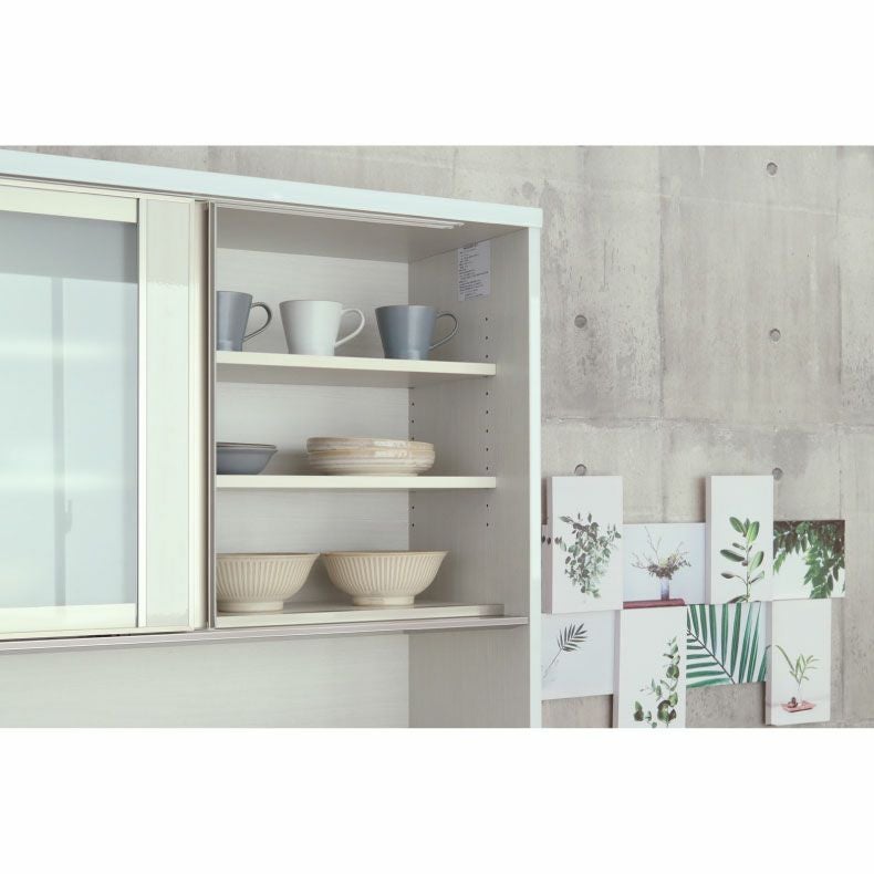 幅100cm 上台オープン食器棚 ネオ