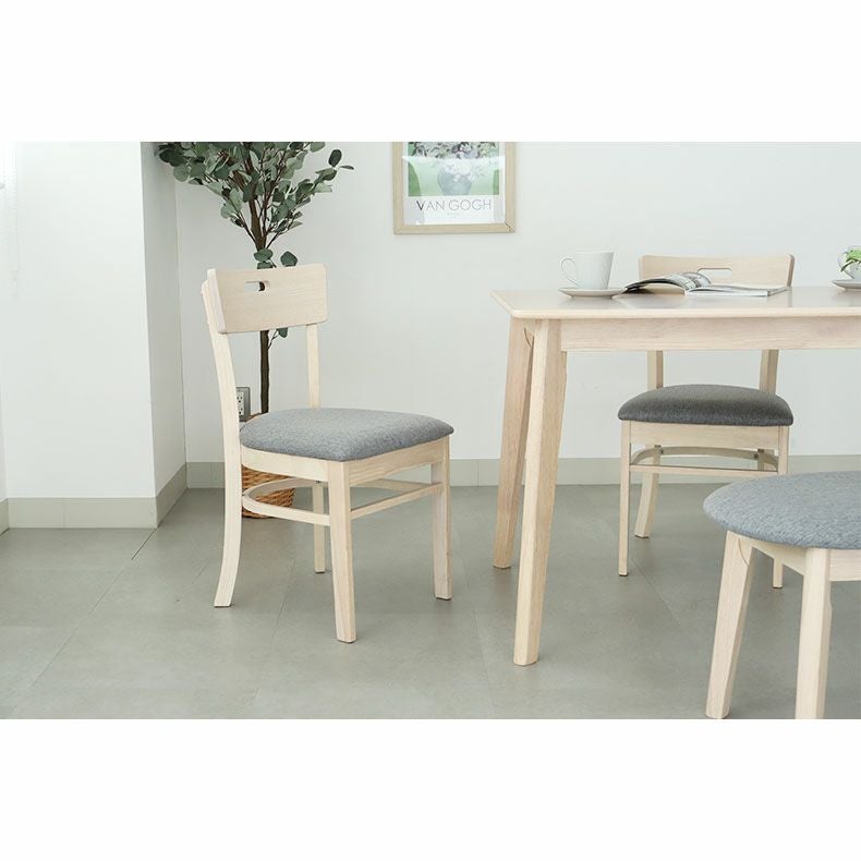 ダイニングチェア 2脚セット エイベル