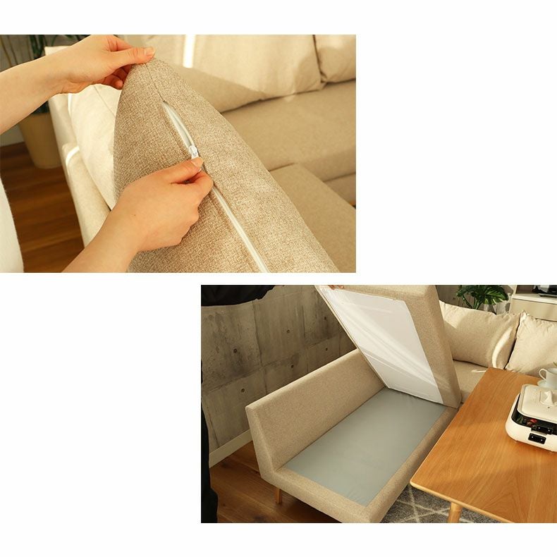 ダイニングベンチ | 2人掛け ダイニングソファ カウチ 撥水 おしゃれ 北欧 レベッカ