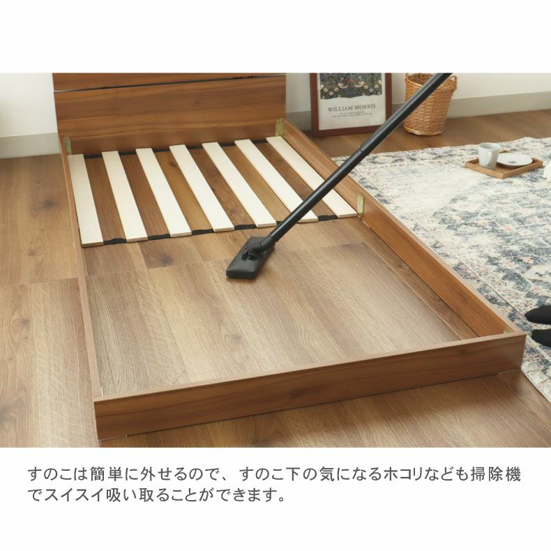 数量限定】ベッドフレーム ダブル フロアベッド ローベッド すのこ