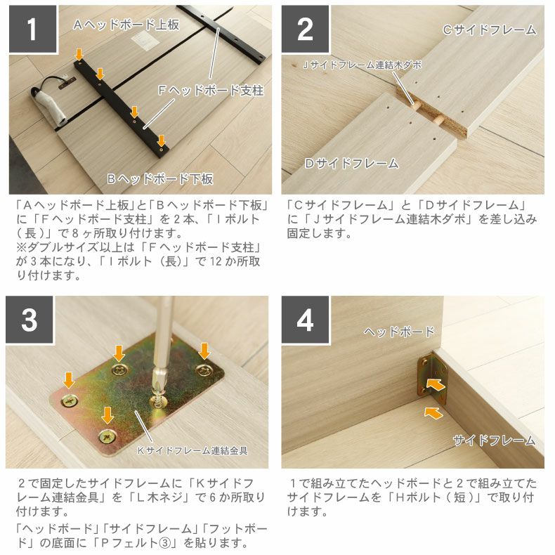 ベッドフレーム | 【数量限定】ベッドフレーム ダブル フロアベッド ローベッド すのこ 北欧 おしゃれ ノルモ（フラット）