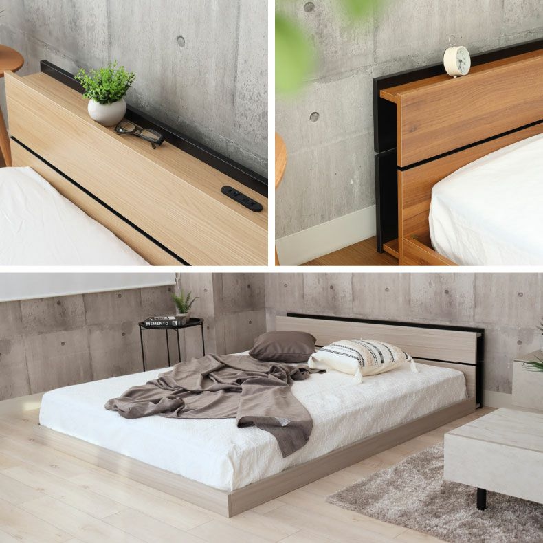 数量限定】ベッドフレーム ダブル フロアベッド ローベッド すのこ