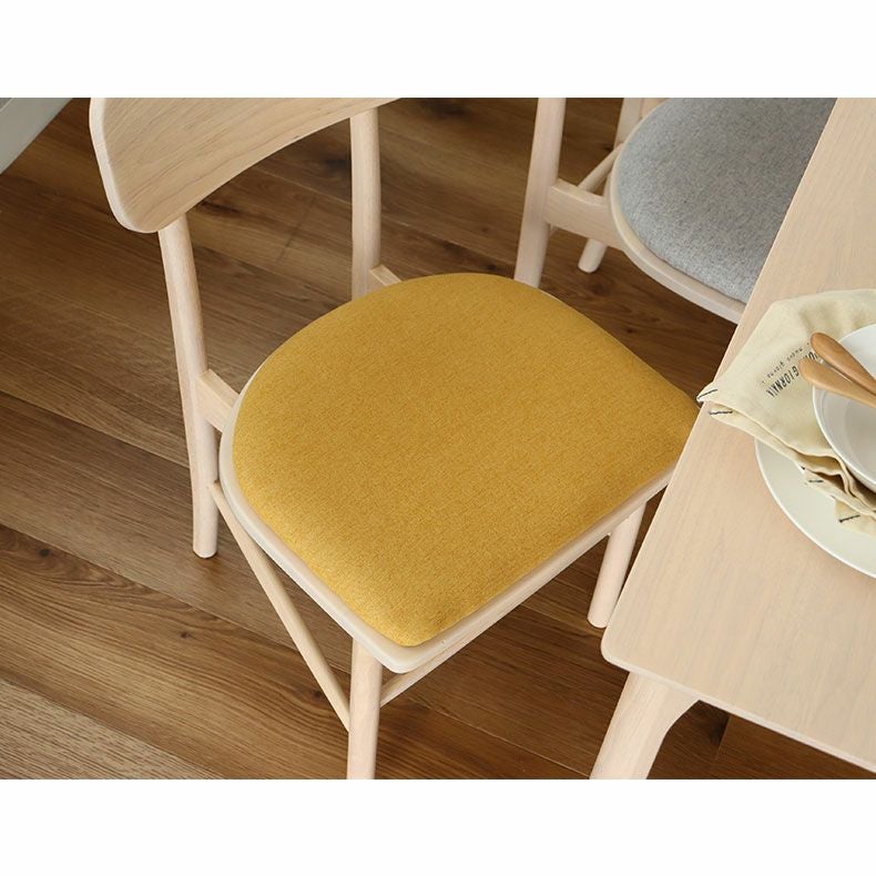 【美品】ダイニングチェア　パステルカラー　北欧　イス ダイニングチェア チェア 2脚セット パステルカラー 北欧 木製 アーチェ