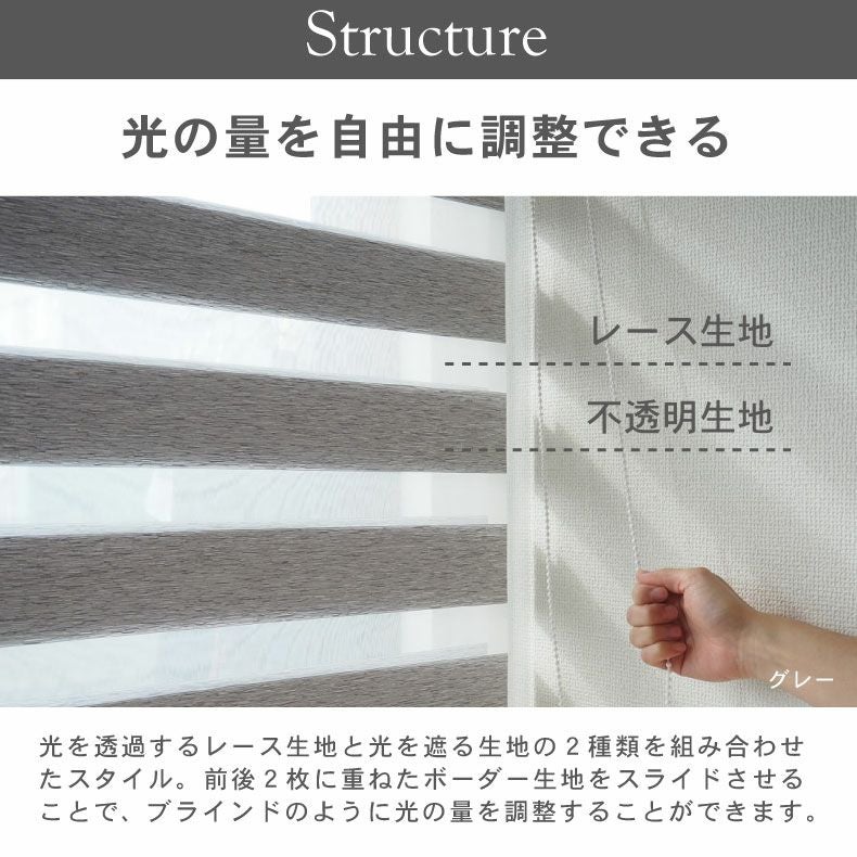 調光 ロールスクリーン デュアリス
