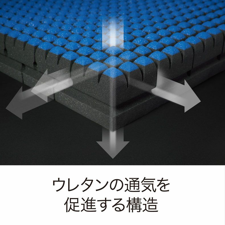 80cm ［エアーSI-H］マットレス ハード AiR