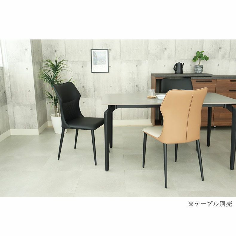 ブラックダイニングチェア　「カワビーさん専用」 1/2 ダイニングチェア 2脚セット トイ