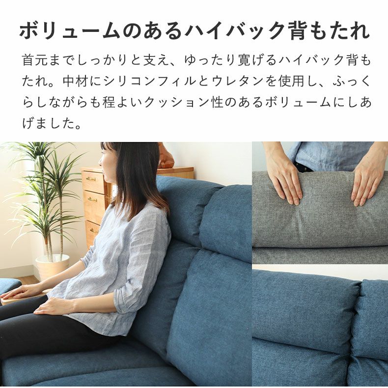 撥水 2人掛け ソファ ニーナS