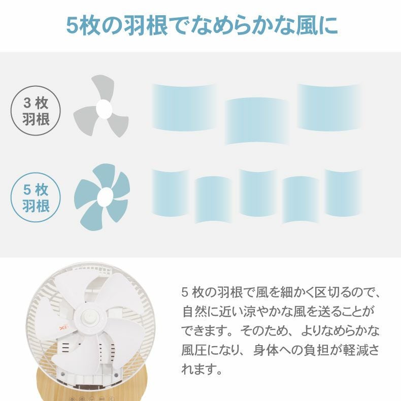 扇風機・サーキュレーター | 木目調 DC サーキュレーター ヴェント
