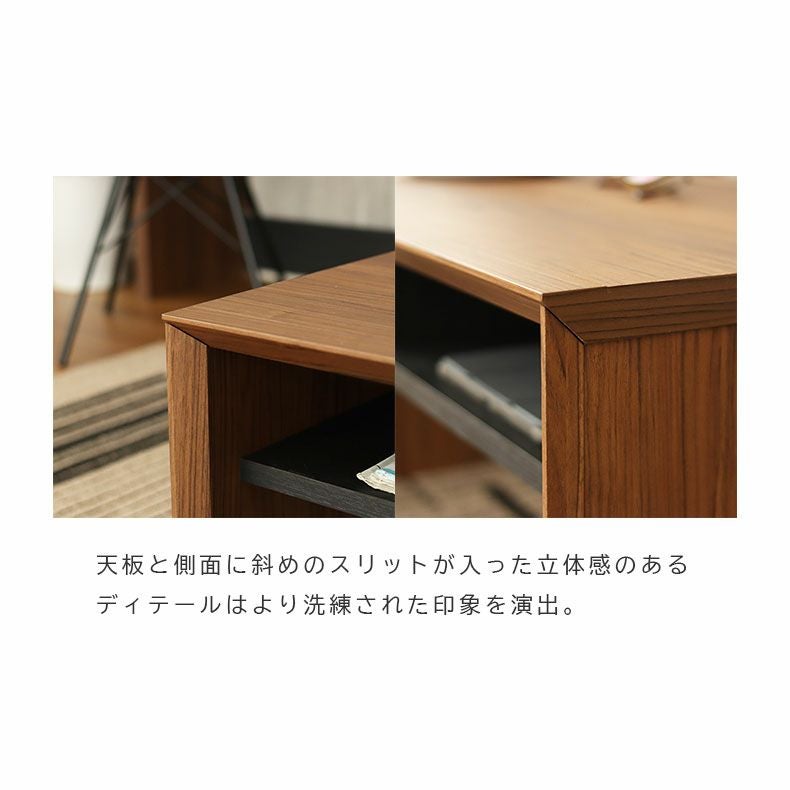 幅118cm ローボード テレビ台 テレビボード おしゃれ オブリーク