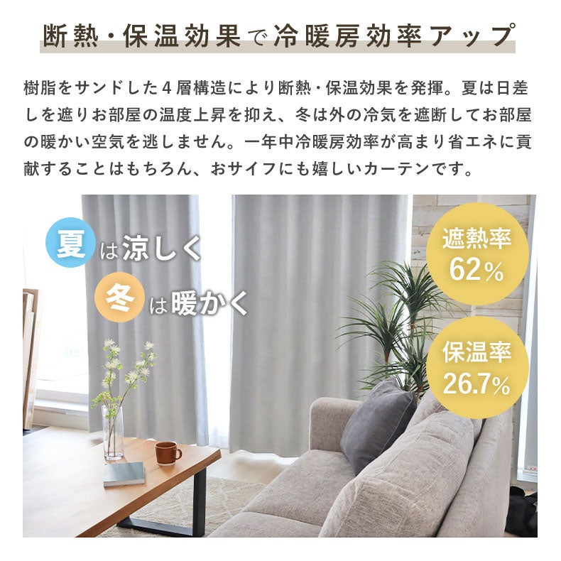 ドレープカーテン（厚地） | 2枚入 カーテン エッセ