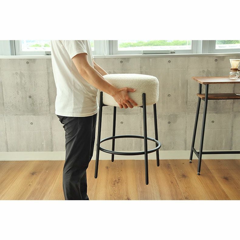 円形スツール 2脚セット シンク