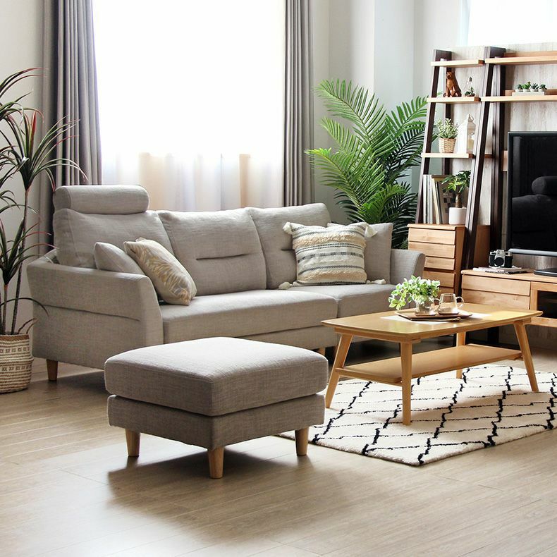 予約専用 | 背クッション 3点 メルロー2 ライトグレー　sku 01900366 受注生産（３か月から６か月）