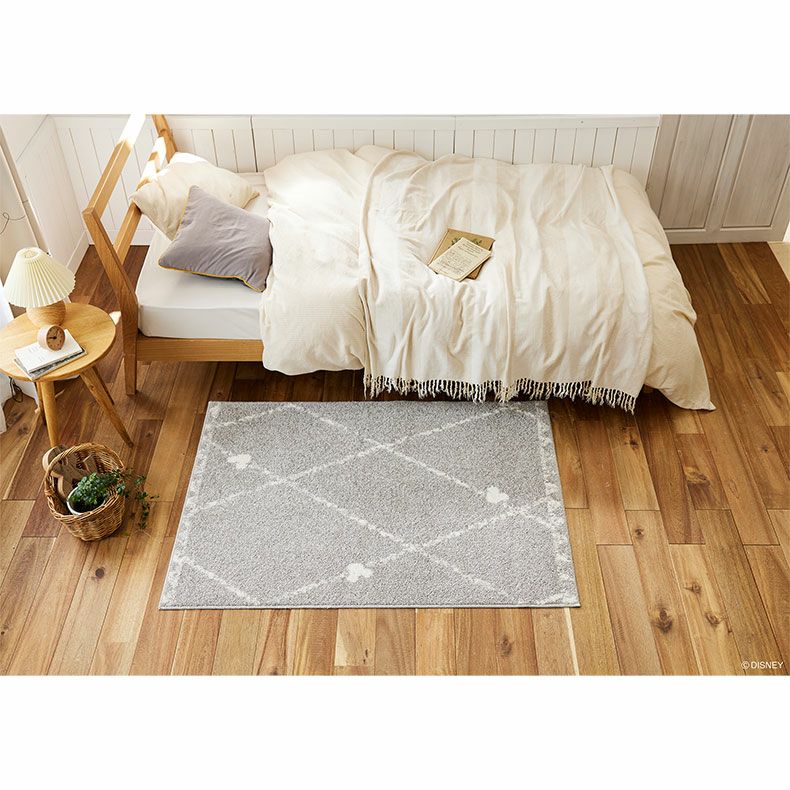 90x130cm MICKEY / Line RUG ミッキー / ラインラグ DRM-1101