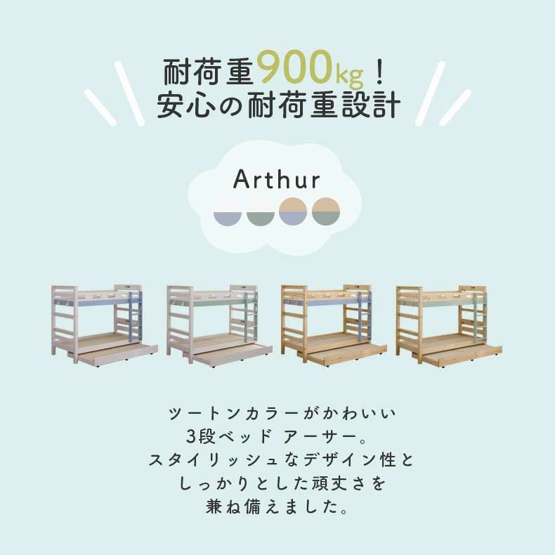 3段ベッド アーサー2