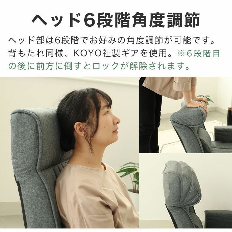 1人掛け 肘付き 座椅子 回転 ジャック2