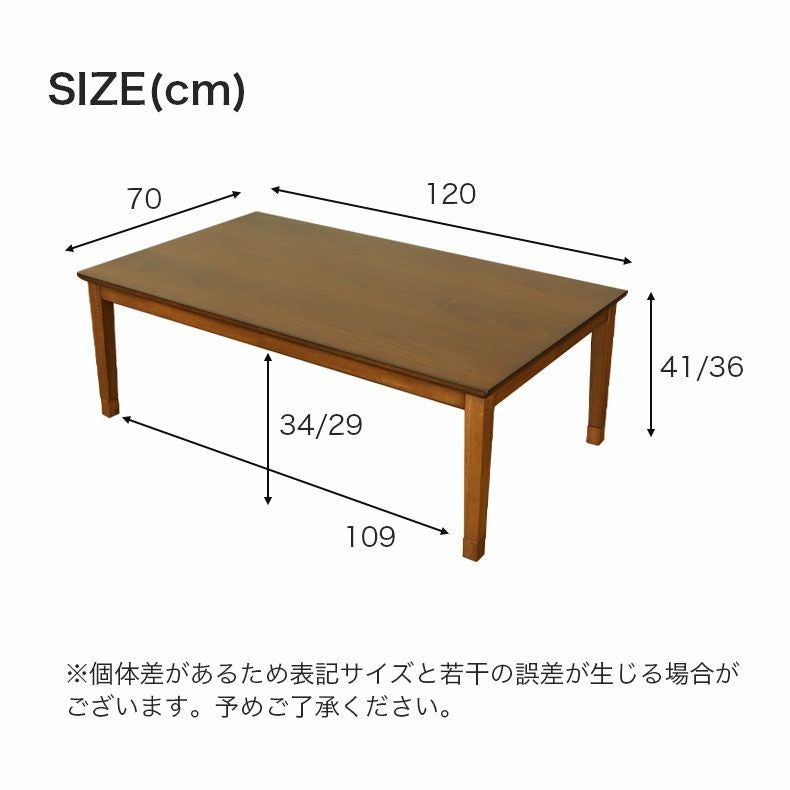 3から4人用 幅120cm こたつ セント