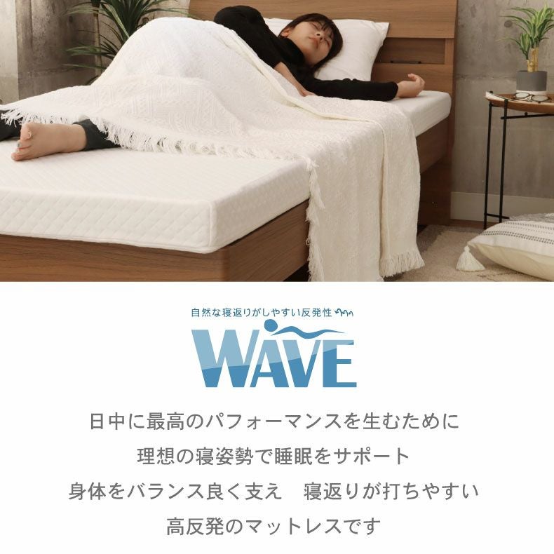 ウレタン・折りたたみマットレス | 8cm高反発マットレス ウェーブ2