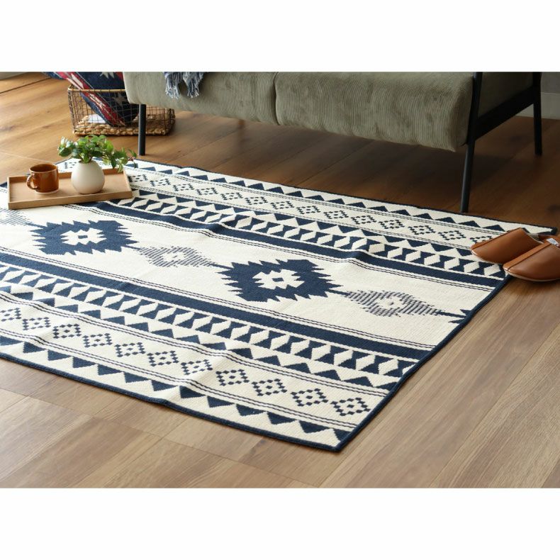 リバーシブル ラグ キリム