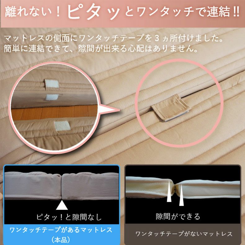 ウレタン・折りたたみマットレス | 【送料無料】【通販限定】 つなげて使えるマットレス