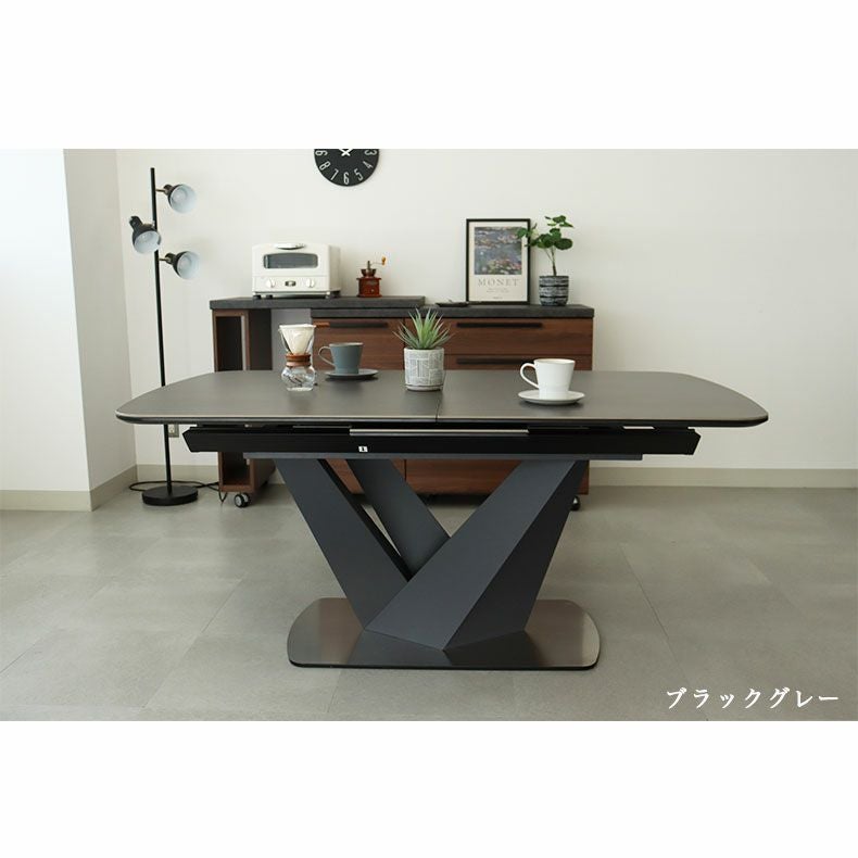 4から6人用 140-180cm 伸長テーブル アラン